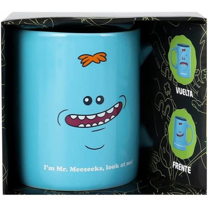 Taza Edición Especial - Mr. Meeseeks Mírame (Rick Y Morty)