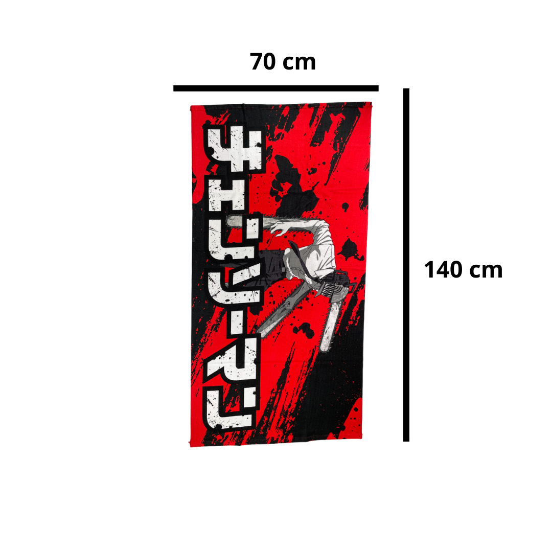 Toalla de Medio Baño - Denji (Chainsaw Man)