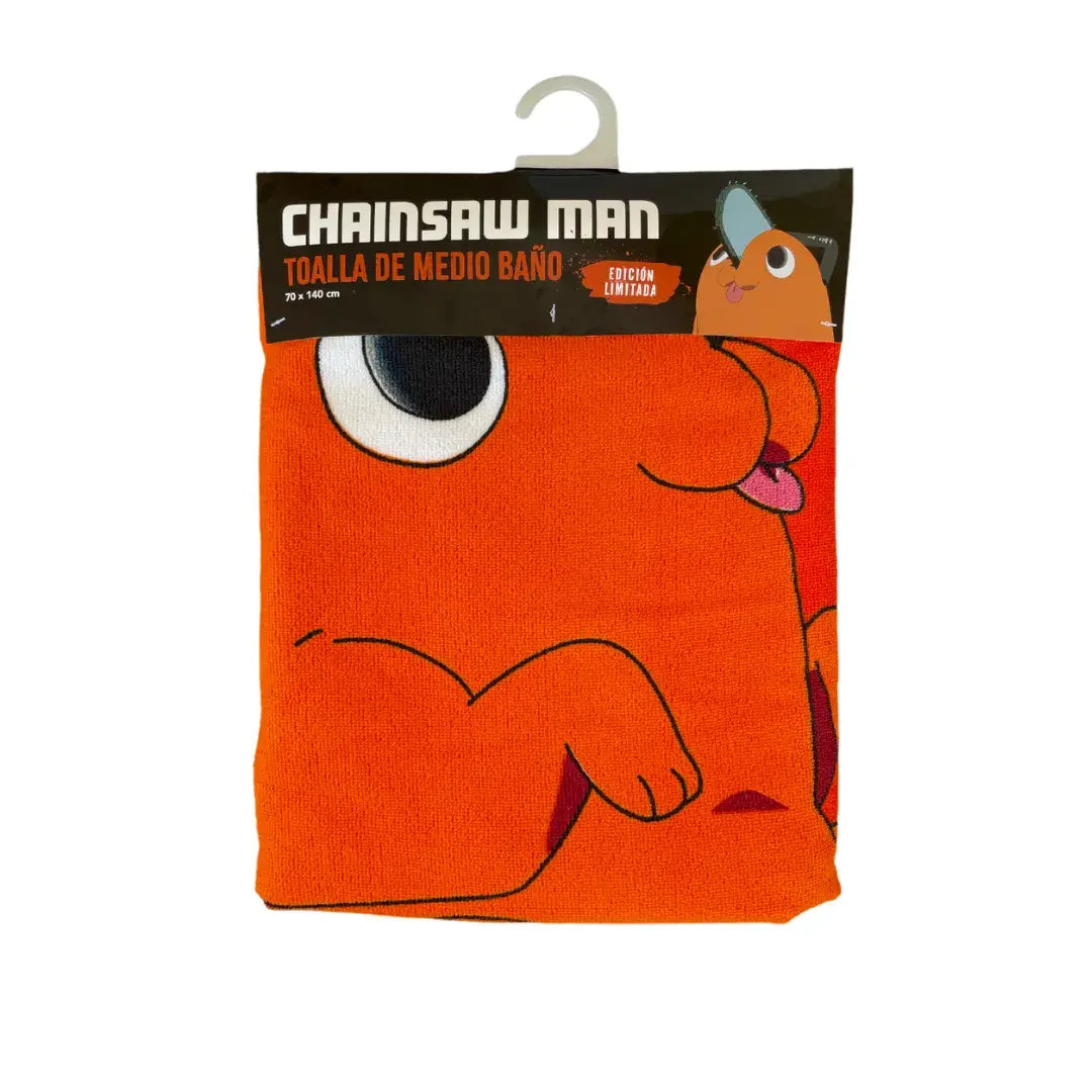 Toalla de Medio Baño - Pochita (Chainsaw Man)