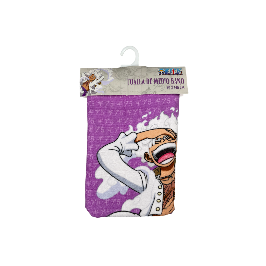 Toalla de Medio Baño - Luffy Gear Five (One Piece)