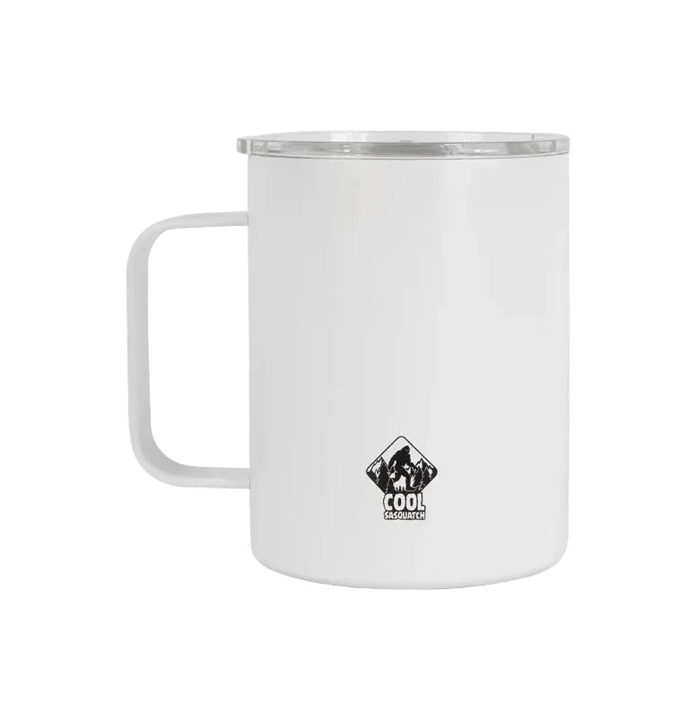 Taza Térmica Con Tapa (Blanco)