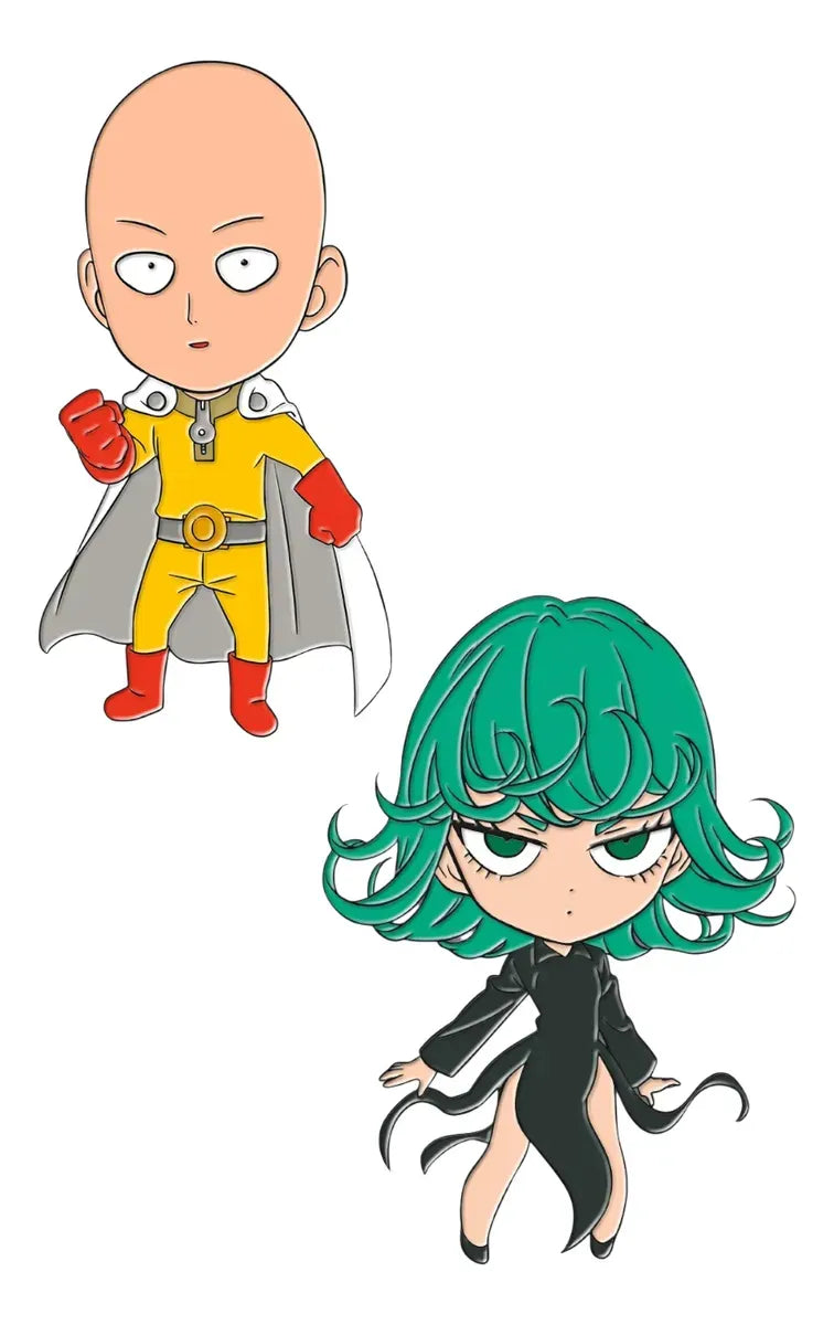 Pines Saitama & Tatsumaki Set De 2 Pieza – One Punch Man