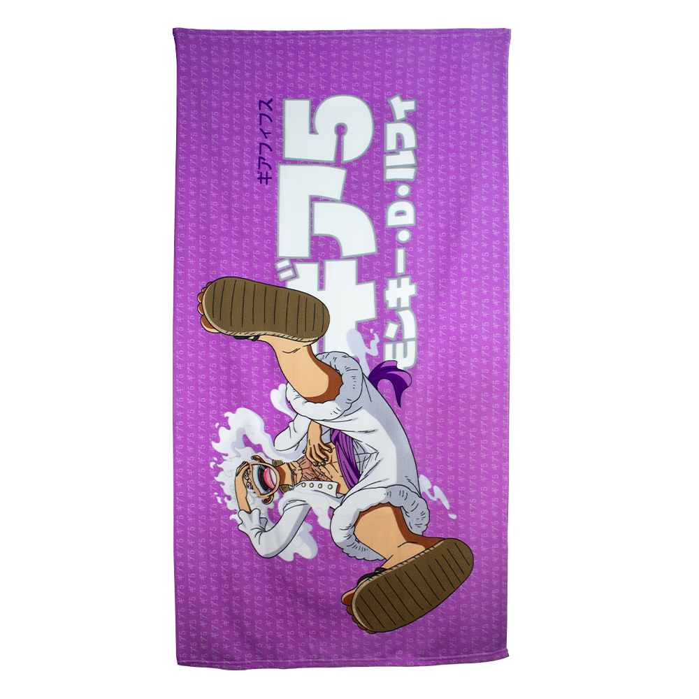 Toalla de Medio Baño - Luffy Gear Five (One Piece)