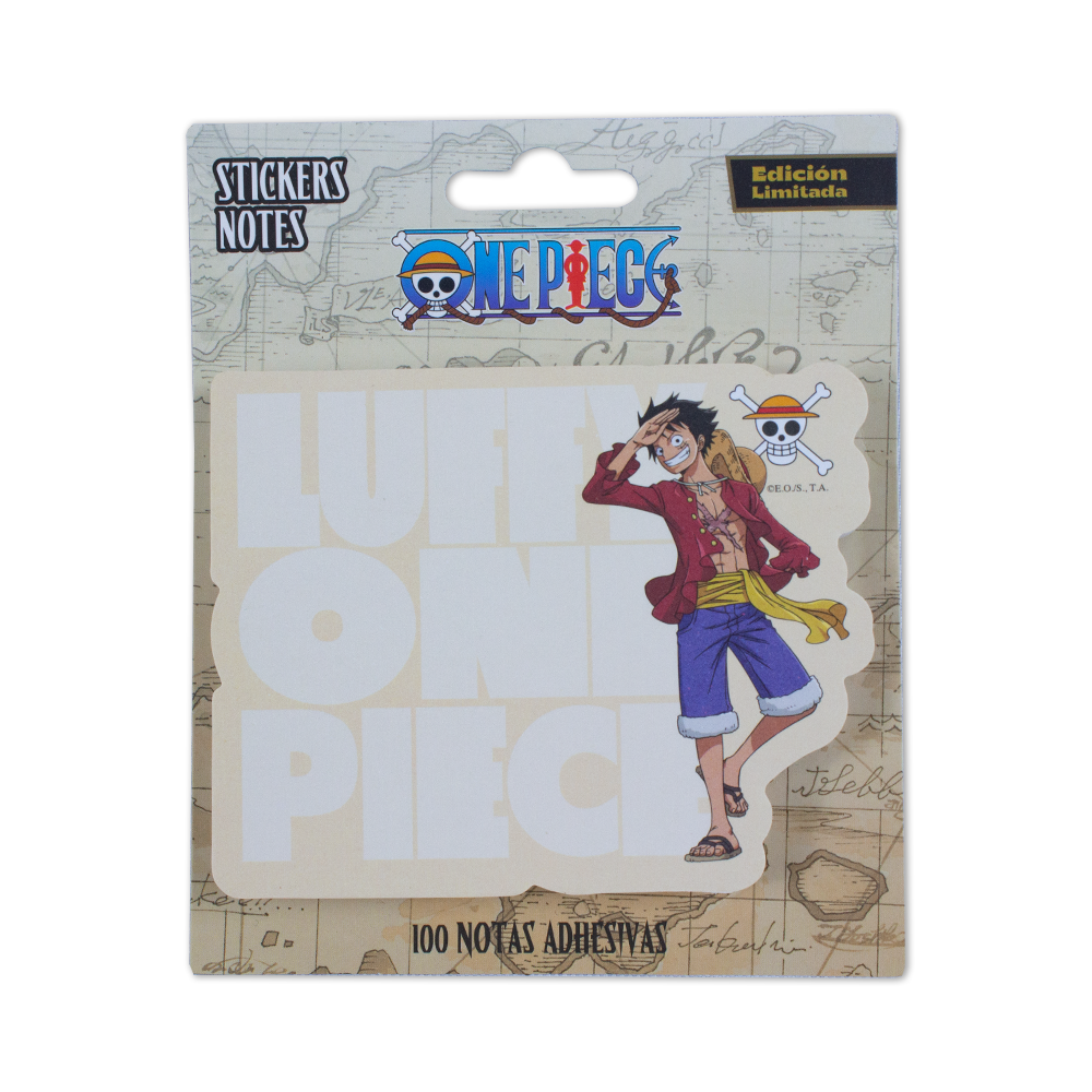 Notas Adhesivas - Monkey D Luffy (One Piece)