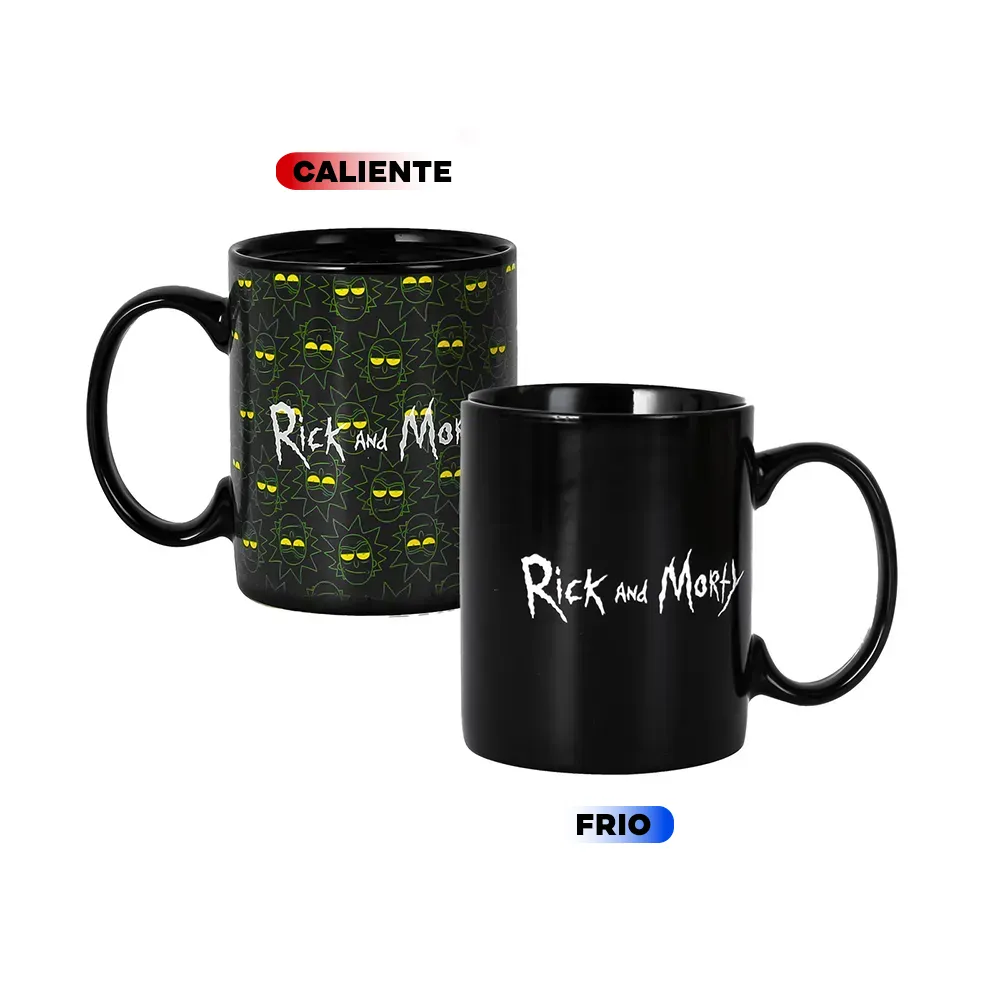 Taza Mágica Edición Limitada - Rick Y Morty (La Taza Cambia De Color)