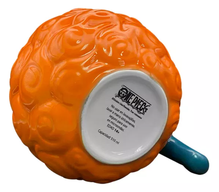 Taza Coleccionable Fruta Del Diablo (Mera Mera) - One Piece