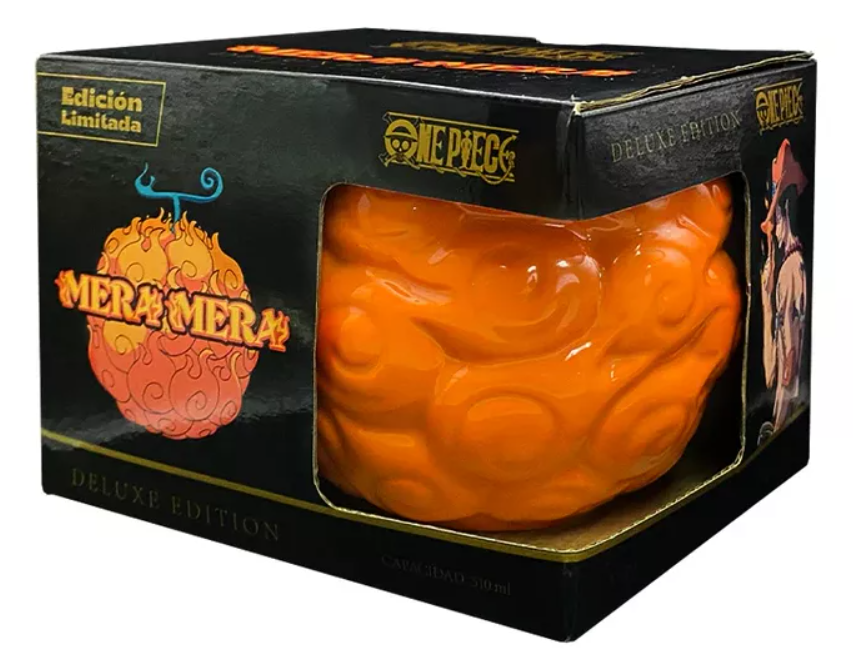 Taza Coleccionable Fruta Del Diablo (Mera Mera) - One Piece