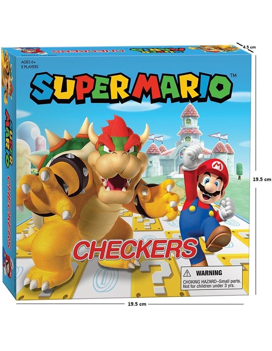Juego de Damas Super Mario VS. Bowser