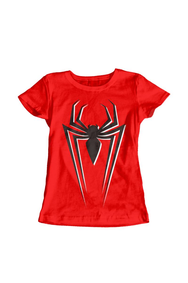 Playera Para Chava Spider Man Logo Movie - Rojo