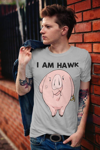 Playera The Seven Deadly Sins I Am Hawk - Plata