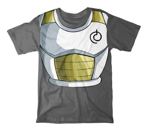 Playera Traje Vegeta - Gris