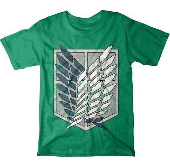 Playera Escudo Attack On Titan - Verde