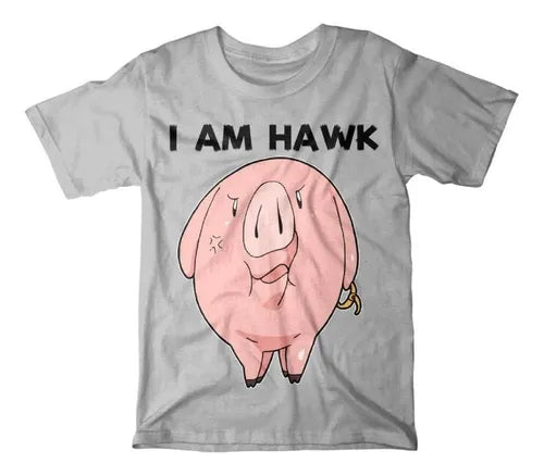 Playera The Seven Deadly Sins I Am Hawk - Plata