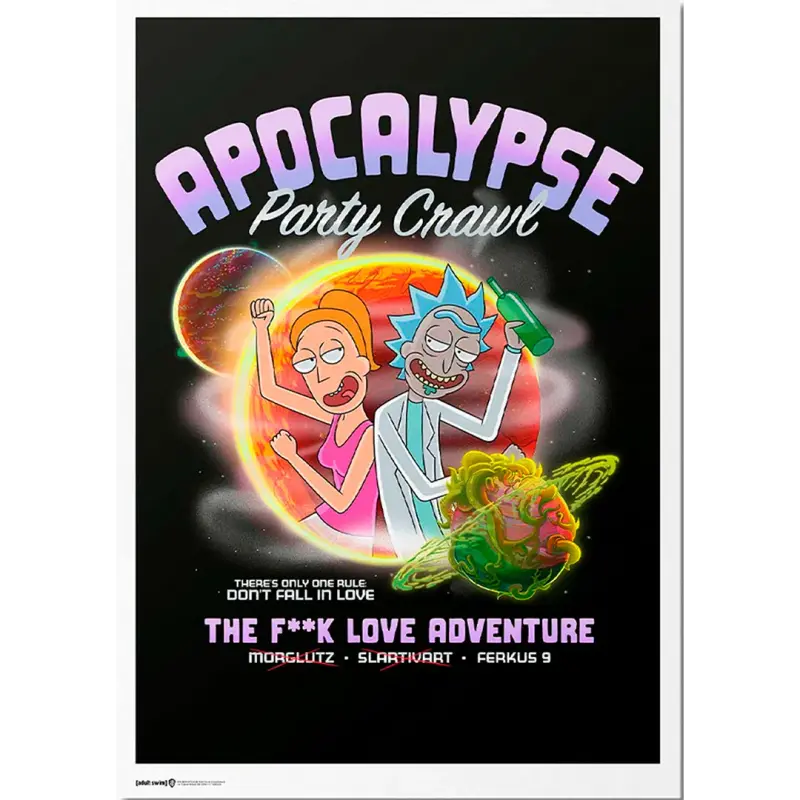 Rick & Morty: Poster Exclusivo - Apocalypse