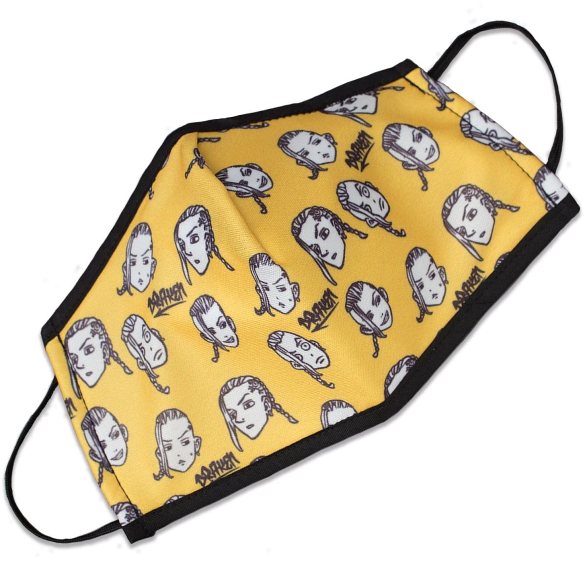 Cubreboca Draken / Tokyo Revengers - Amarillo