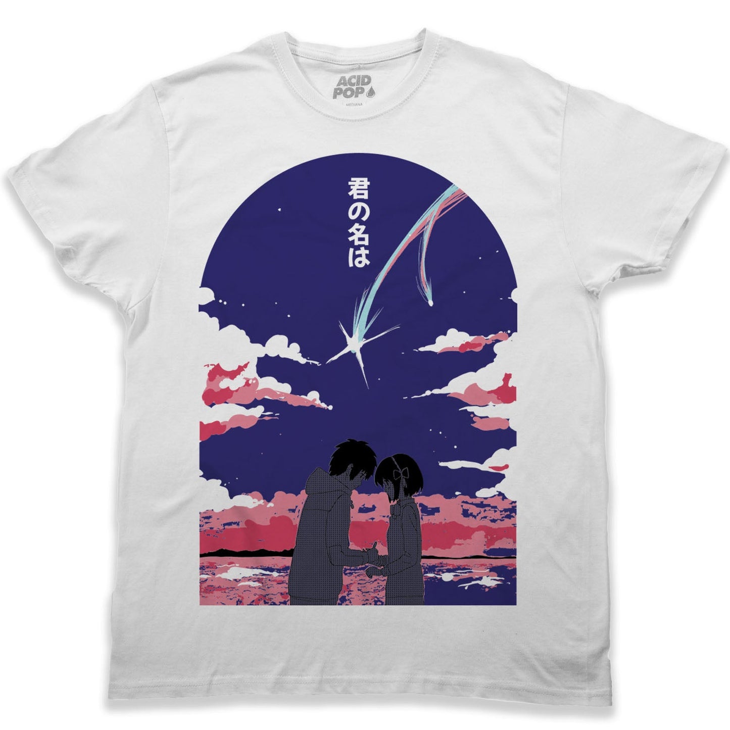 Playera Your Name / Your Name - Blanco