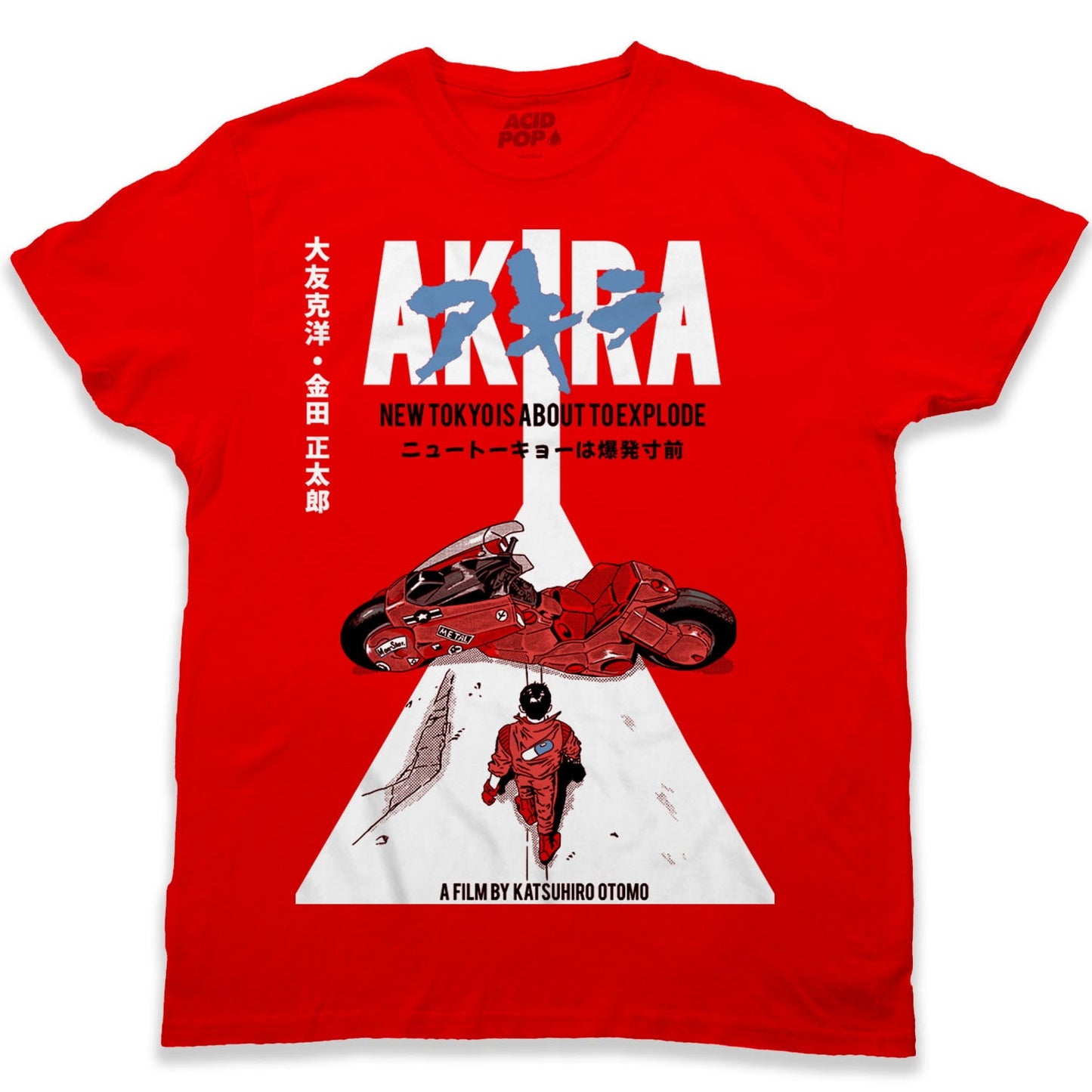 Playera Akira - Rojo