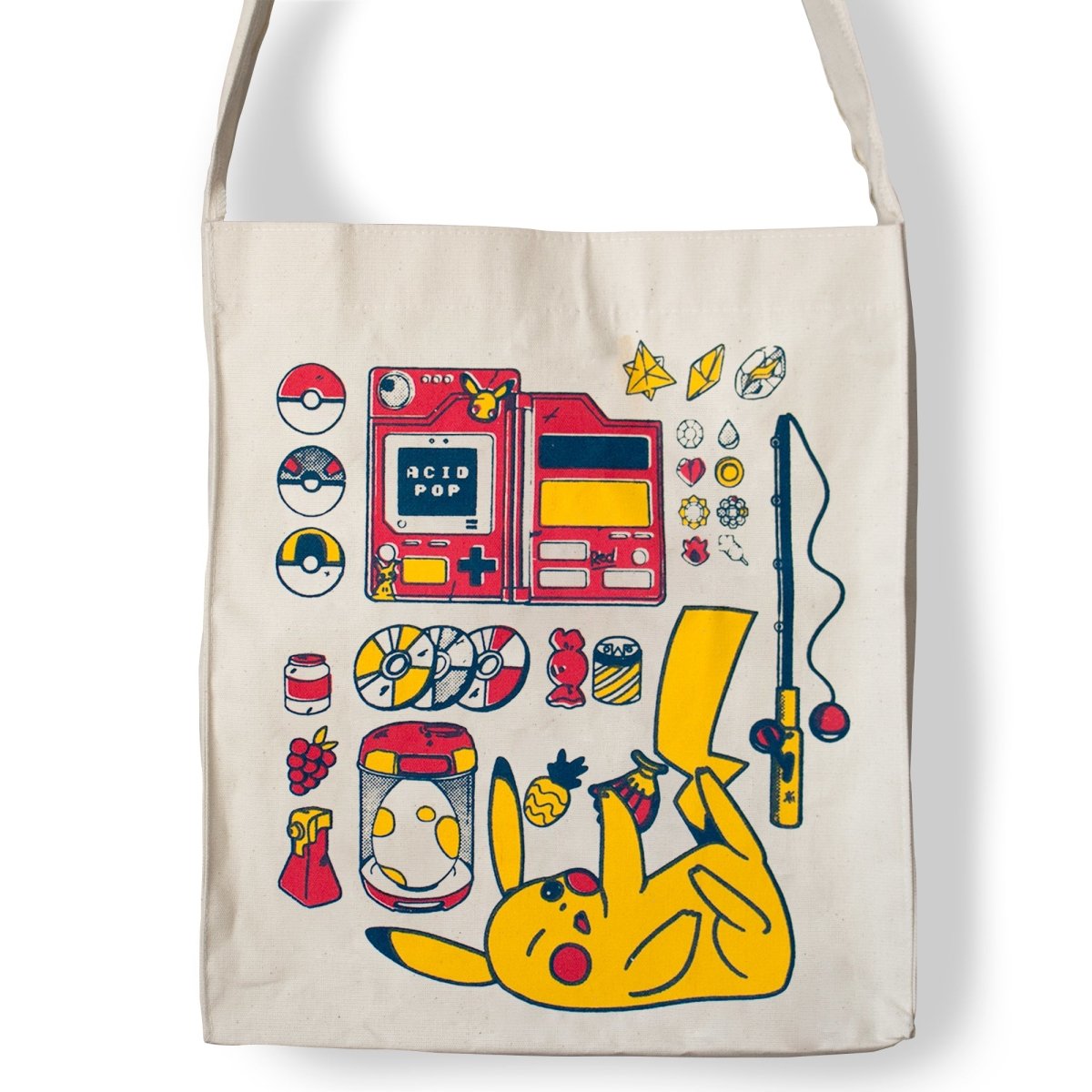 Tote Bag Ash / Pokemon - Negro
