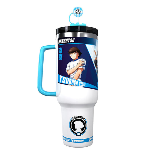 Termo Jumbo 1.1lt Capitan Tsubasa - Hyuga vs Tsubasa