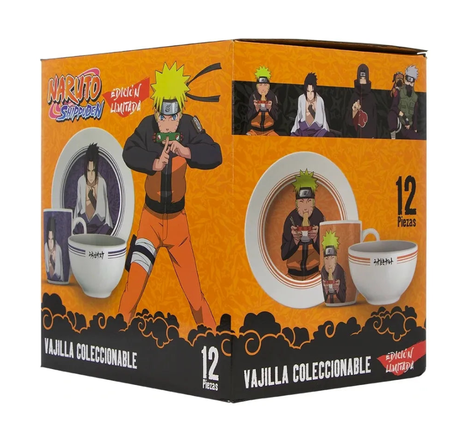 Vajilla Edición Limitada - Naruto