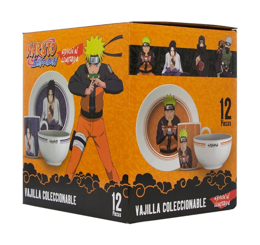Vajilla Edición Limitada - Naruto