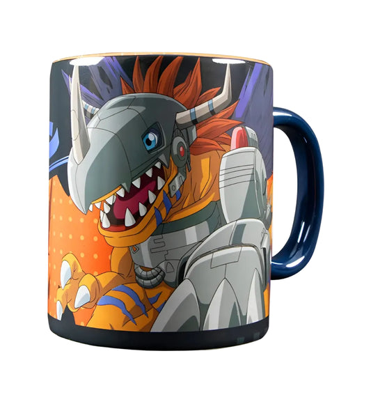 Taza Jumbo Coleccionable - Digimon (Metalgreymon)