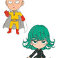 Pines Saitama & Tatsumaki Set De 2 Pieza – One Punch Man