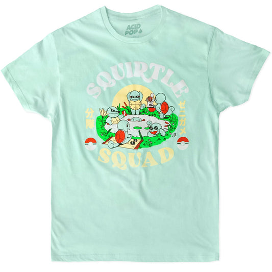 Playera Pandilla Squirtle / Pokémon - Menta