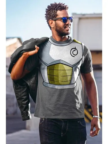 Playera Traje Vegeta - Gris