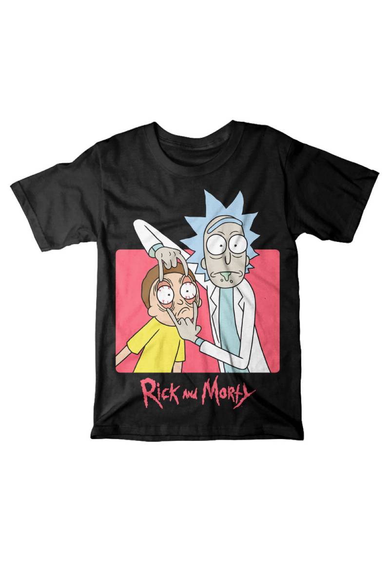 Playera Rick And Morty - Negro