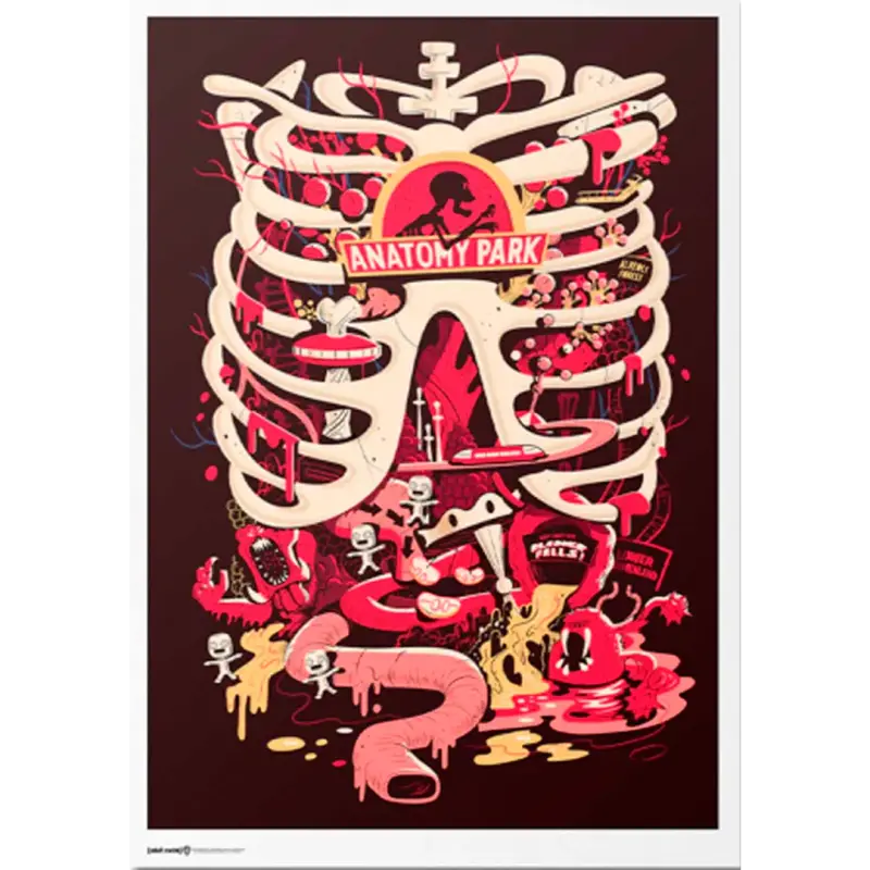 Rick & Morty: Poster Exclusivo - Anatomy