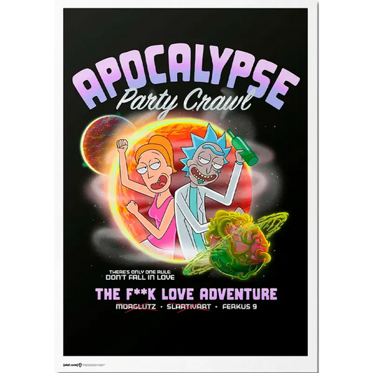 Rick & Morty: Poster Exclusivo - Apocalypse
