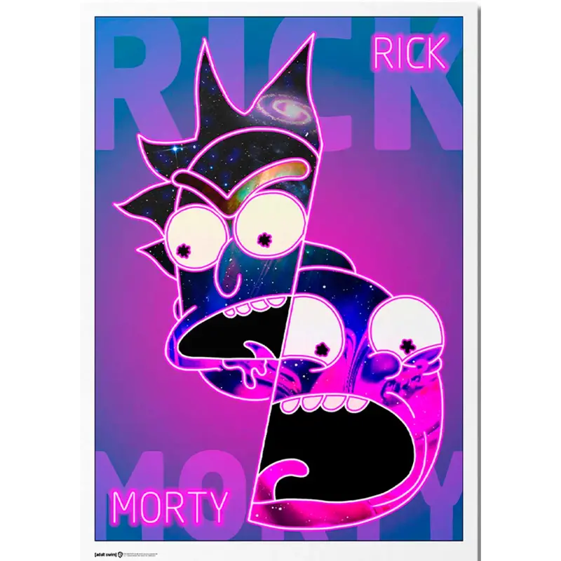 Rick & Morty: Poster Exclusivo - Face