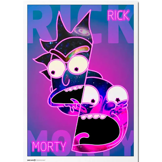Rick & Morty: Poster Exclusivo - Face
