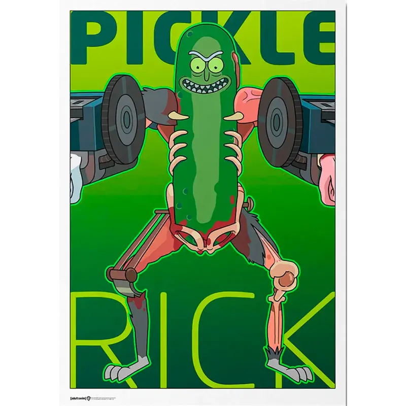 Rick & Morty: Poster Exclusivo - Pickle Rick