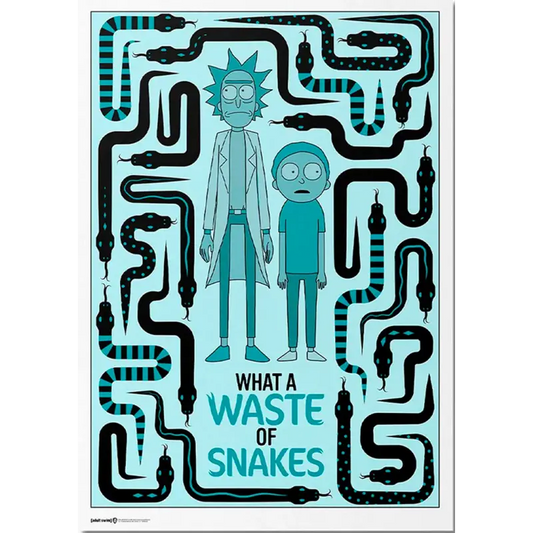Rick & Morty: Poster Exclusivo - Snakes