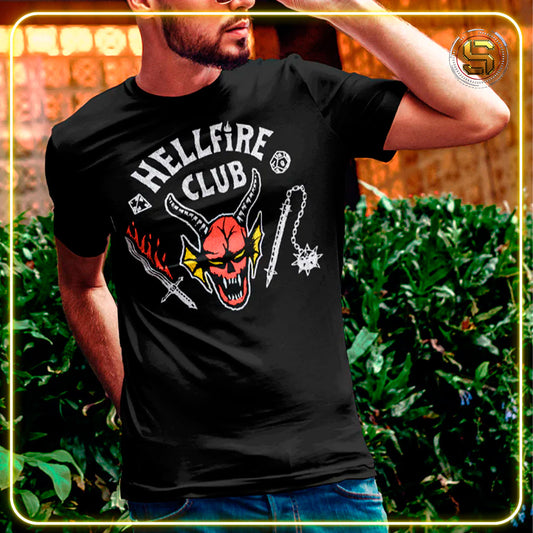 Playera Stranger Things Hell Fire Club Tour