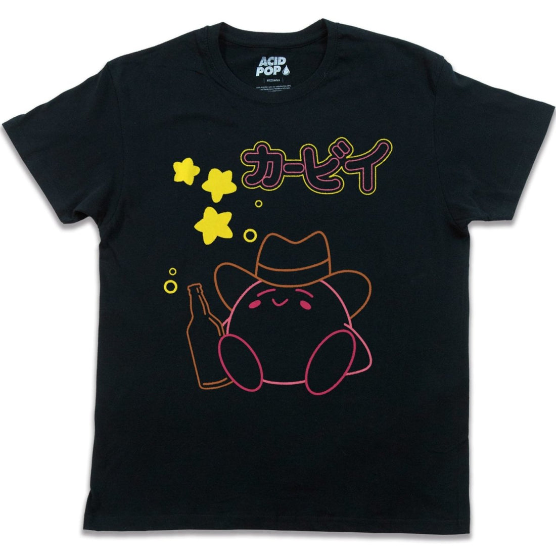 Playera Kirby Norteño / Kirby Negro Salazar Games